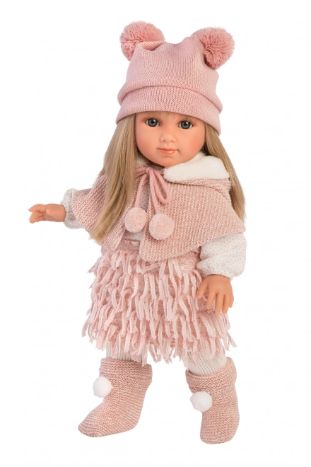 Llorens Elena poupée réaliste avec corps en tissu doux 35 cm
