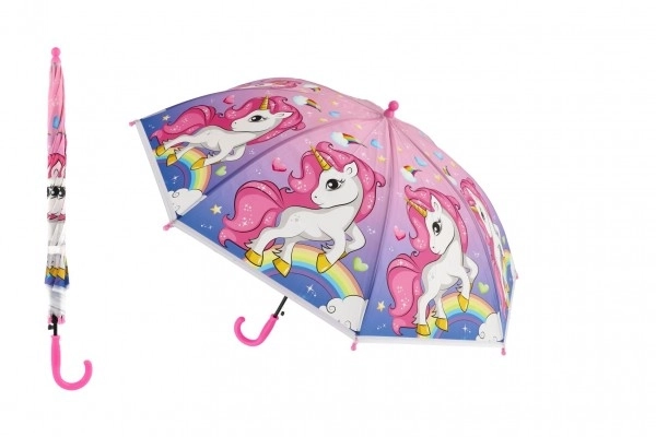 Parapluie manuel avec des licornes