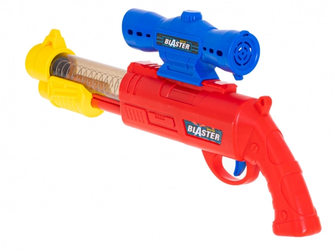 Tir sur cible de lion avec pistolet