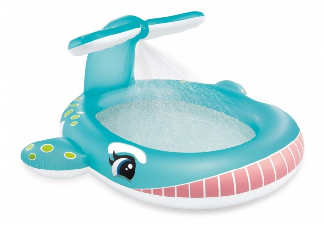 57440NP Piscine pour enfants baleine avec gicleur