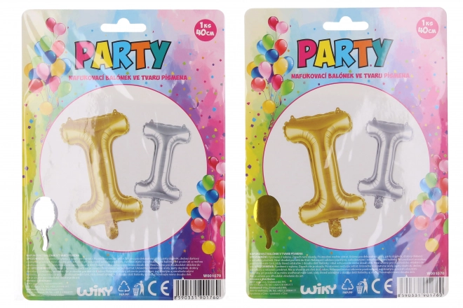 Ballon gonflable - lettre I