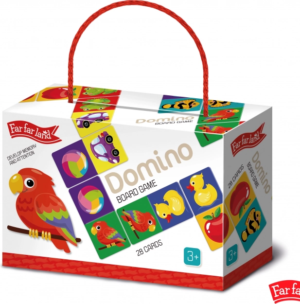 Domino Far Far Land coloré avec des images