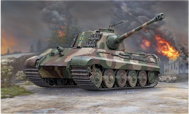 Maquette plastique Tiger II Tourelle Henschel