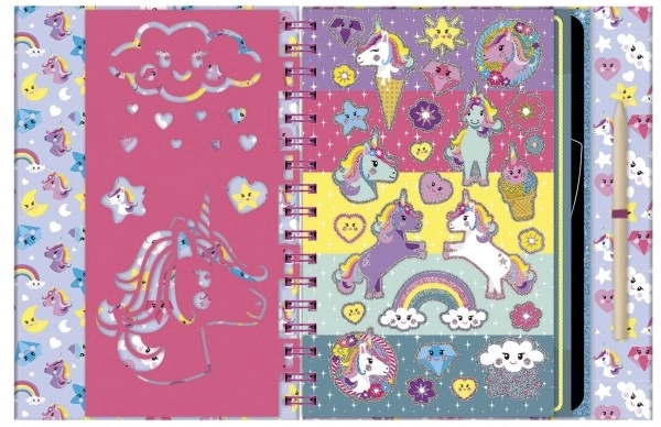 Livre à gratter Licorne