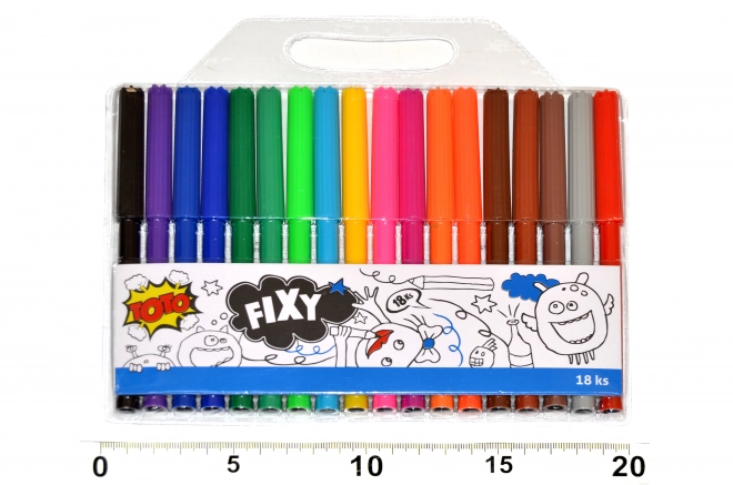 Ensemble de feutres 18 pièces