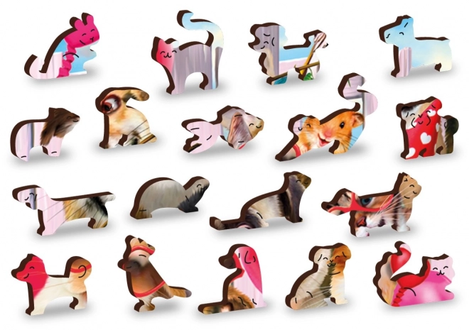 Puzzle en bois Temps pour la fête 600 pièces