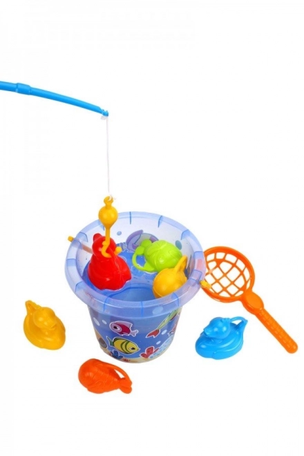Ensemble de pêche Canne Seau Bac à sable 7624