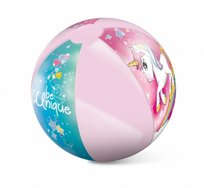 Balle gonflable avec motif licorne 50 cm