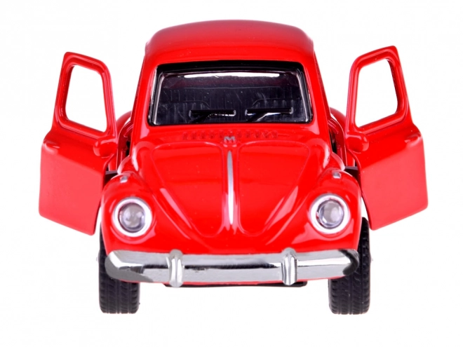 Voiture en métal avec portes ouvrantes et phares