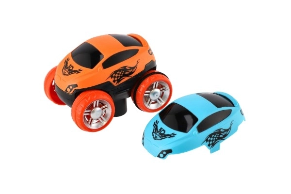 Circuit de course pour enfants avec pièces interchangeables et petite voiture lumineuse