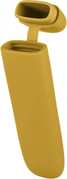 Étui en silicone pour couverts, Jaune moutarde