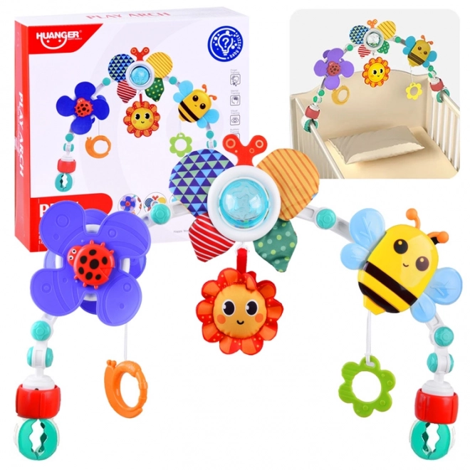 Arc coloré pour poussette et siège Jouets Joyeux