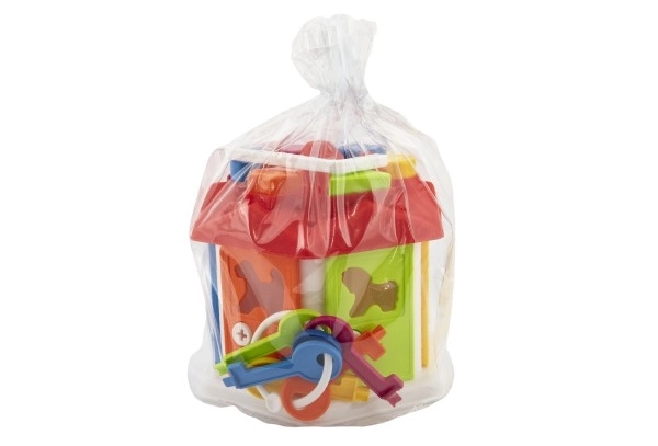 Maison d'insertion en plastique avec clés