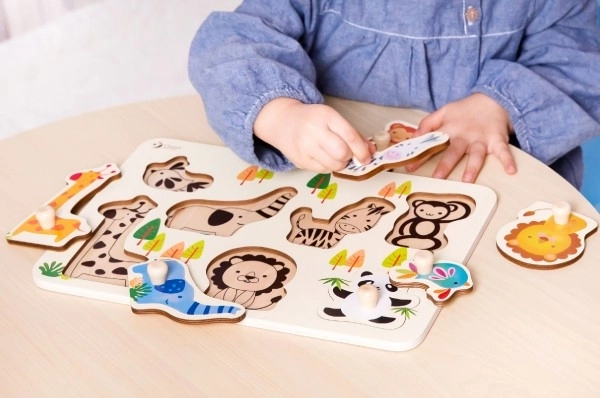 Puzzle en bois - zoo
