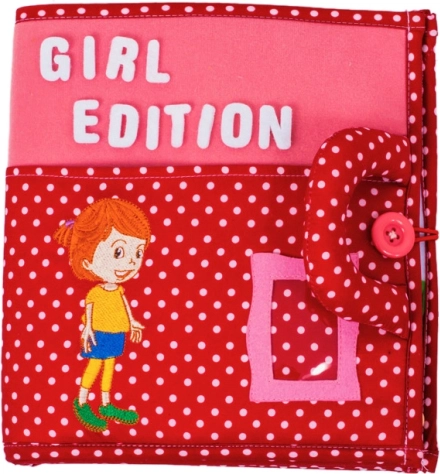 Livre interactif pour enfants Quiet Book, Fille