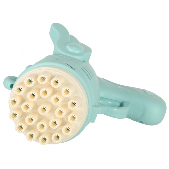 Pistolet à bulles avec ailes bleu