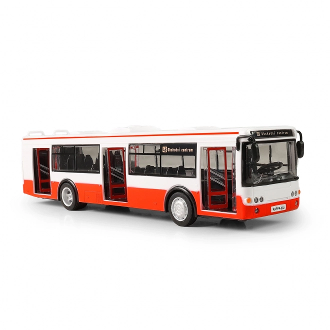 Autobus qui annonce les arrêts en tchèque 28 cm