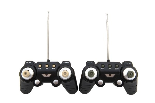 Bataille de chars RC avec ensemble rechargeable avec son et lumière 27MHz/40MHz