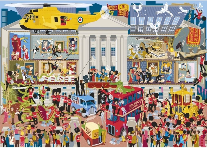 Puzzle Gibsons Palais de Buckingham – Sous le couvercle (1000 pièces)