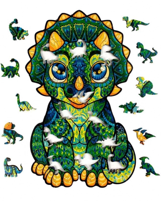 Puzzle en bois coloré Magické - Cher Charlie
