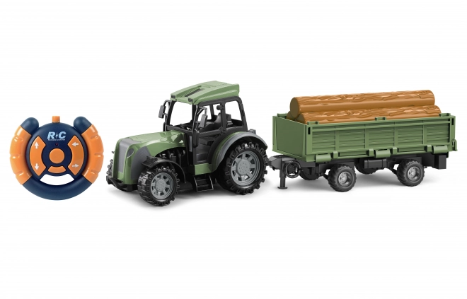 Tracteur avec remorque RC à télécommande 46 cm