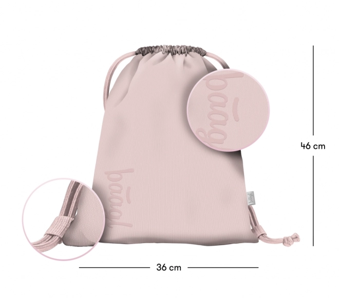BAAGL 3 SET Core Creamy: sac à dos, trousse, sac