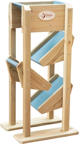 Gouttières de sable en bois CLASSIC WORLD EDU – toboggan sensoriel pour sable