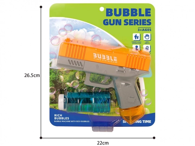 Pistolet à bulles avec liquide