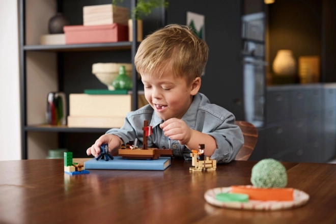 LEGO Minecraft 21259 Voyage à bord du navire pirate