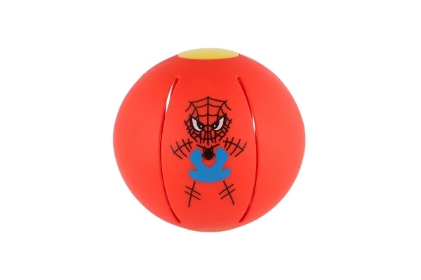 Flat Ball - Lancez le disque, attrapez la balle ! plastique 8cm 4 couleurs 12 pièces en boîte