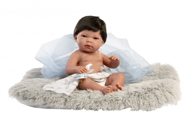 Poupée réaliste bébé Llorens Nouveau-Né Garçon avec corps tout vinyle 40 cm