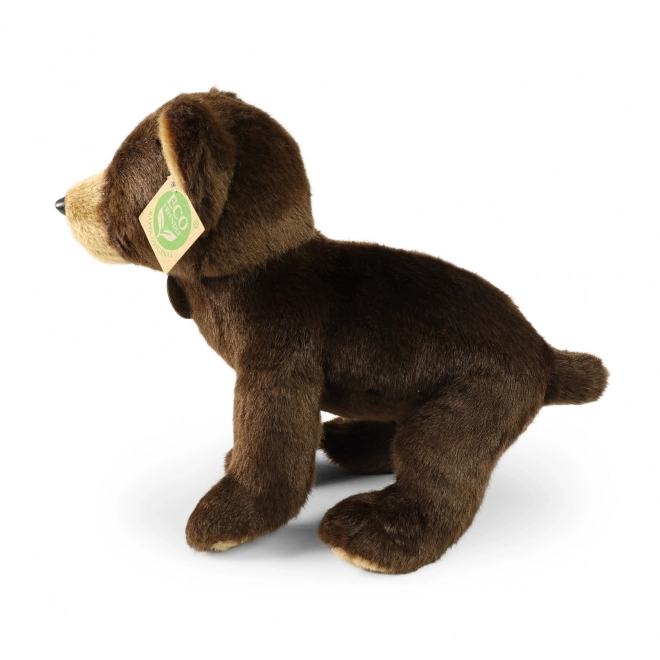 Ours en peluche assis 25 cm ÉCOLOGIQUE