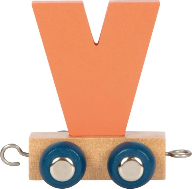 Lettre de train polaire alphabet