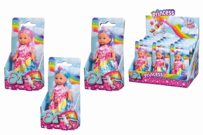 Poupée Evička princesse arc-en-ciel