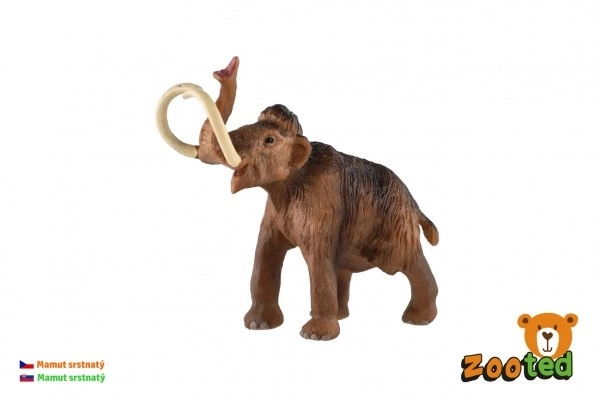 Figurine en plastique de Mammouth laineux 14 cm