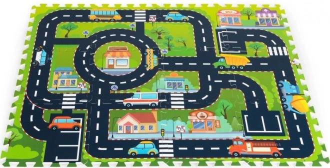 ECOTOYS Puzzle en mousse Ville
