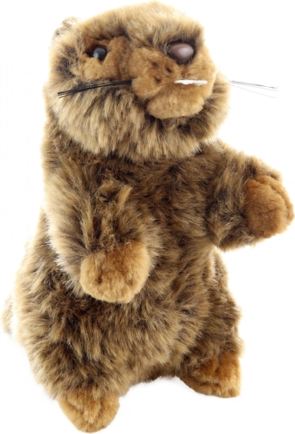 Marmotte en peluche avec son Eco-Friendly