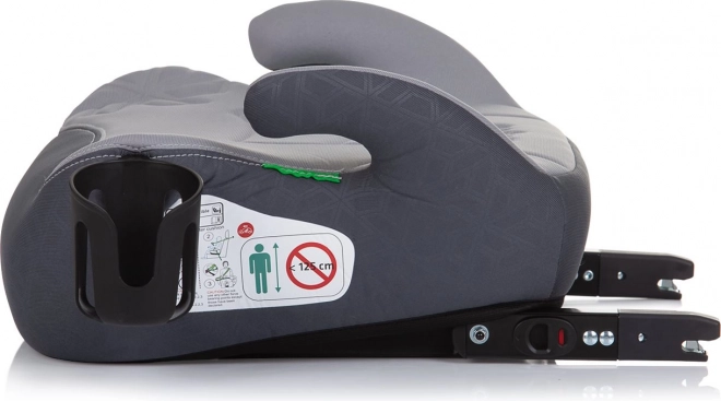 CHIPOLINO Siège rehausseur Wing i-Size 125-150cm Isofix, Gris Cendré