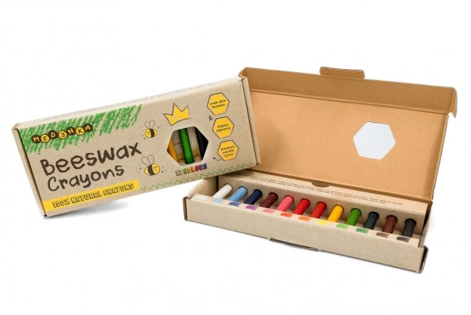 Crayons de cire Medenka - 12 pièces