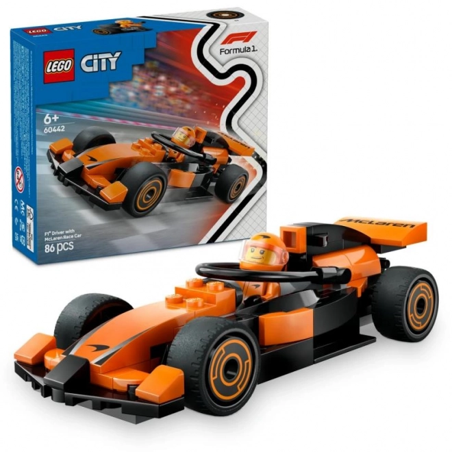 LEGOae City 60442 Pilote F1 avec voiture de course McLaren