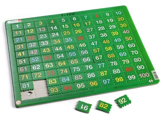 Puzzle éducatif Larsen Compter jusqu'à 100