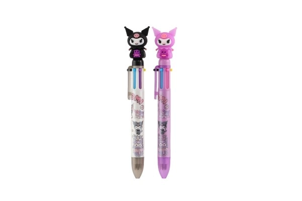 Stylo à six couleurs avec personnage