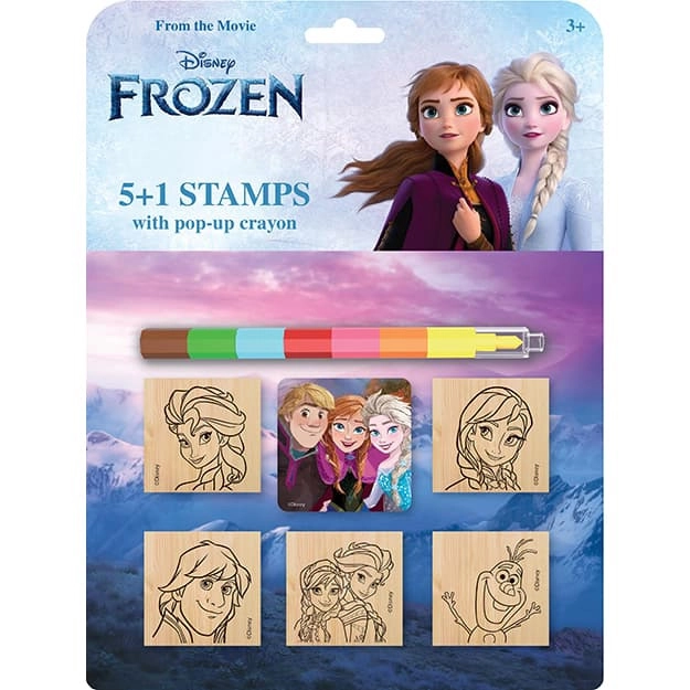 Ensemble de tampons avec crayon de cire Frozen - La Reine des Neiges