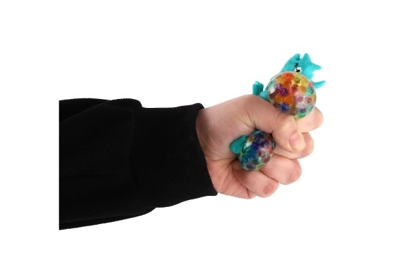 Dinosaurus anti-stress pâte malléable 7x5cm 4 couleurs en sachet