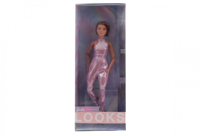 Barbie Looks avec cheveux courts en tenue rose HRM14