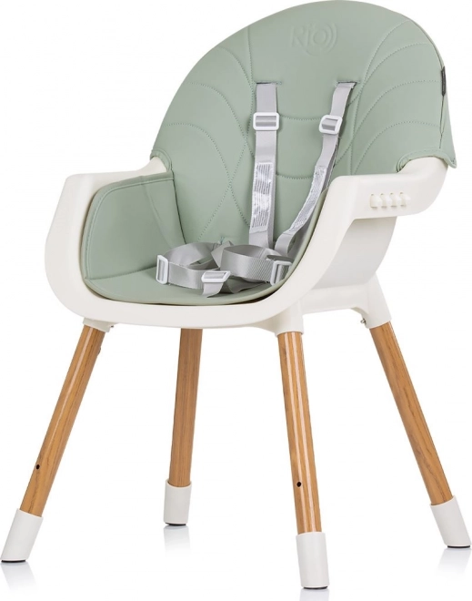 Chaise haute Chipolino Rio 2 en 1 Aloe