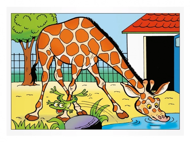 Coloriages MFP Visite au zoo