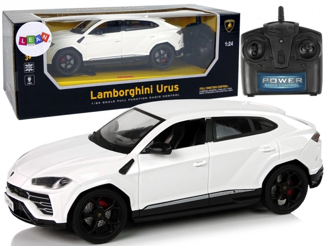 R/C auto 1:24 Lamborghini Urus blanc 2.4 G Lumières