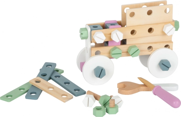 Jeu de construction en bois Small Foot nordic, 67 pièces