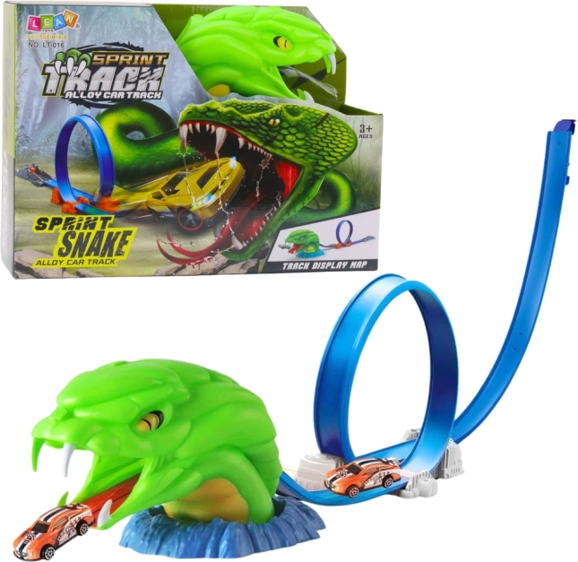 Circuit automobile avec catapulte et loop – obstacle serpent